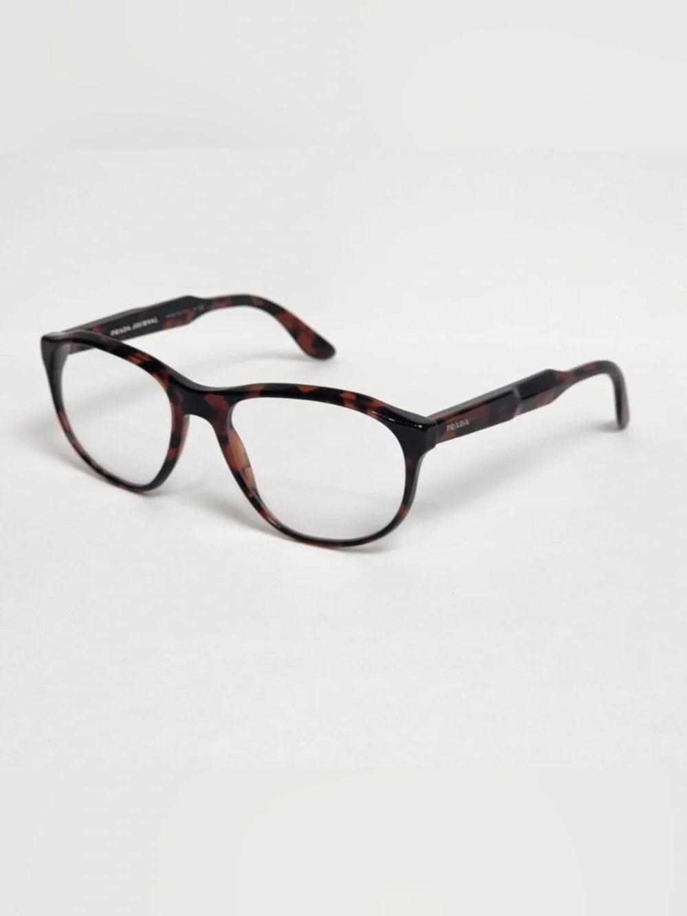 Prada Tortoiseshell Round Glasses